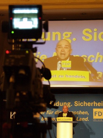 Mark Ella im Wahlkampfeinsatz.     Foto: khl